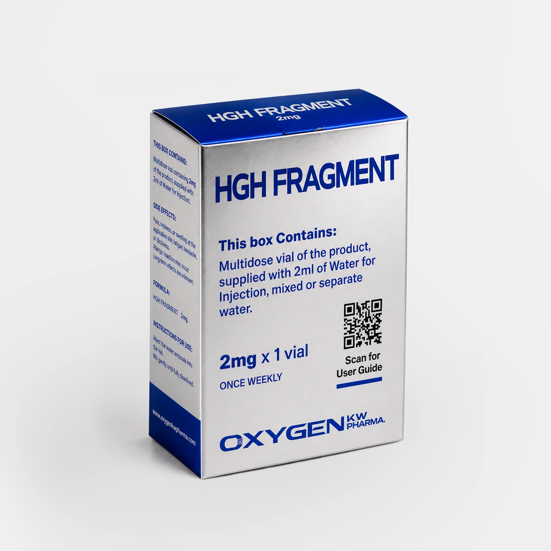 HGH FRAGMENT 2 mg packaging